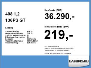 Peugeot 408 1.2 GT ACC+LED+Navi+SD+SHZ+2xKlima+360