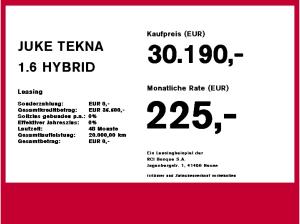 Nissan Juke JUKE TEKNA 1.6 HYBRID 4AMT WKR inkl.