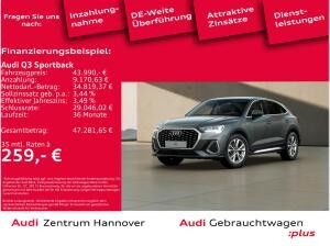 Audi Q3 Sportback S line 35 TFSI AHK LED virtual Sportsitze