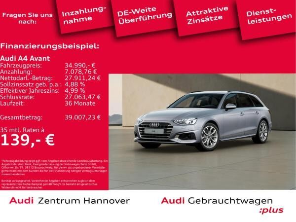 Audi A4 Avant advanced 35 TDI Kamera ACC Leder Navi