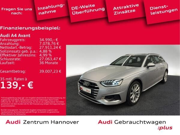 Audi A4 Avant advanced 35 TDI Kamera ACC Leder Navi