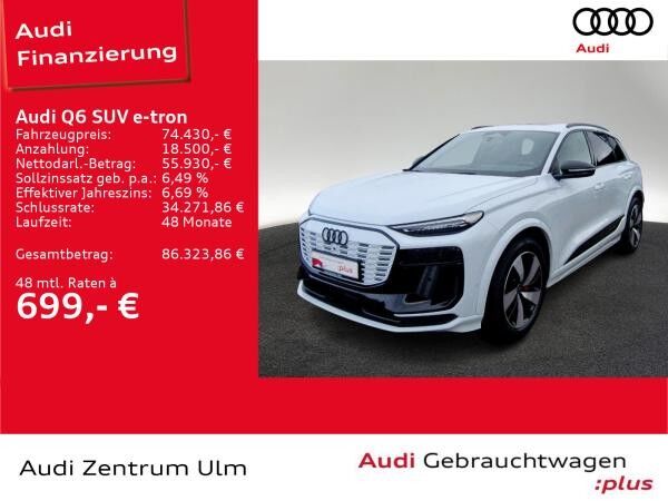 Audi Q6 e-tron S-Line qu ACC B&O HuD MATRIX NAVI PANO Audi Q6 e-tron S-Line qu ACC B&O HuD MATRIX NAVI PANO