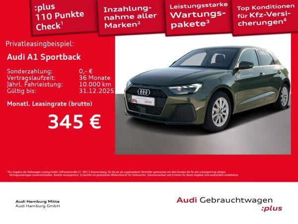 Audi A1 Sportback 25 TFSI S tronic Virtual LED Sitzhzg