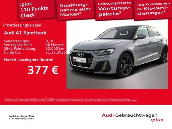 Audi A1 Sportback 25 TFSI S line S tronic LED PDC Virtual