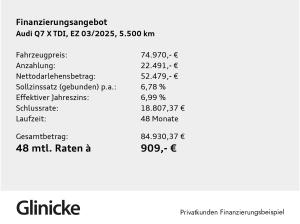 Audi Q7 2 x S line 45 TDI Laser Standh. Pano