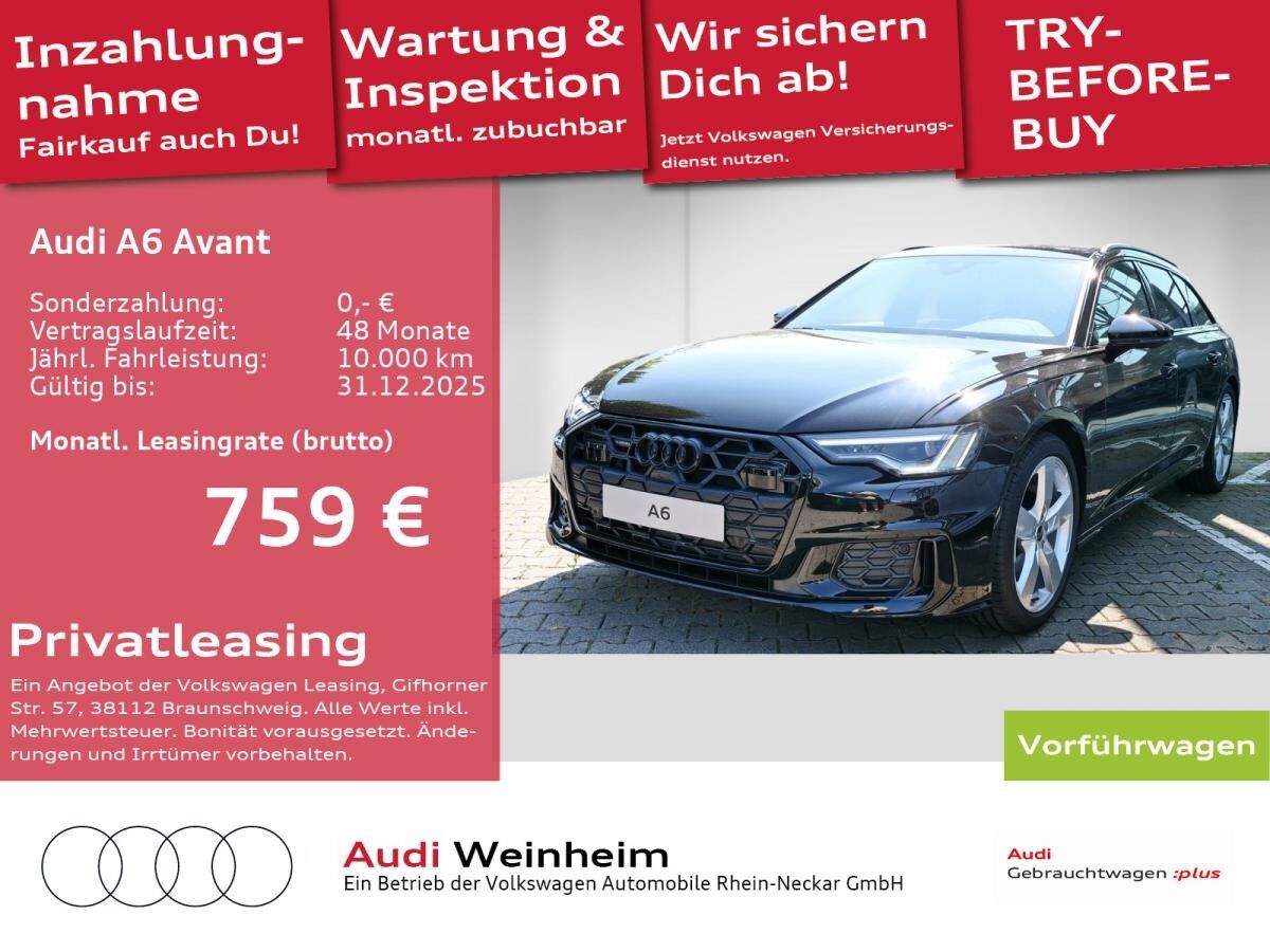 Audi A6 Avant S line 40 TDI quattro S tronic AHK Pano Matrix uvm