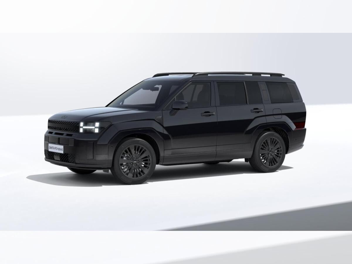 Hyundai SANTA FE 𝘽𝙡𝙖𝙘𝙠𝙡𝙞𝙣𝙚 7-SITZER Bestellaktion⬛360°⬛HEAD-UP⬛2.000 kg Anhängelast⬛6-9 Monate Lieferzeit