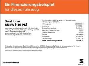 Seat Ibiza XCELLENCE DSG SITZHEIZUNG EINPARKHILFE NAVI LED