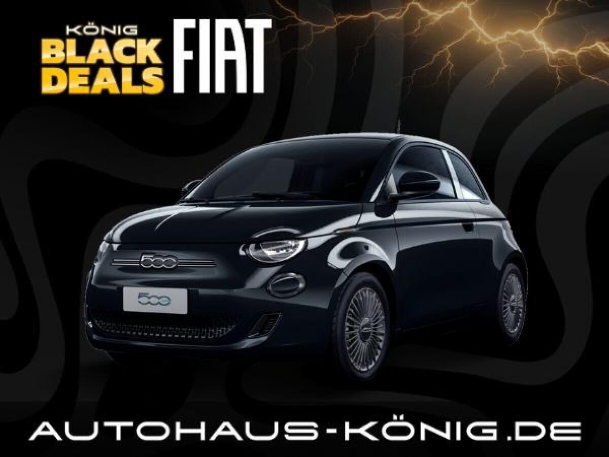 Fiat 500e Icon | König Black Deals 2025 🖤 | Stark reduzierte Überführungskosten 💥