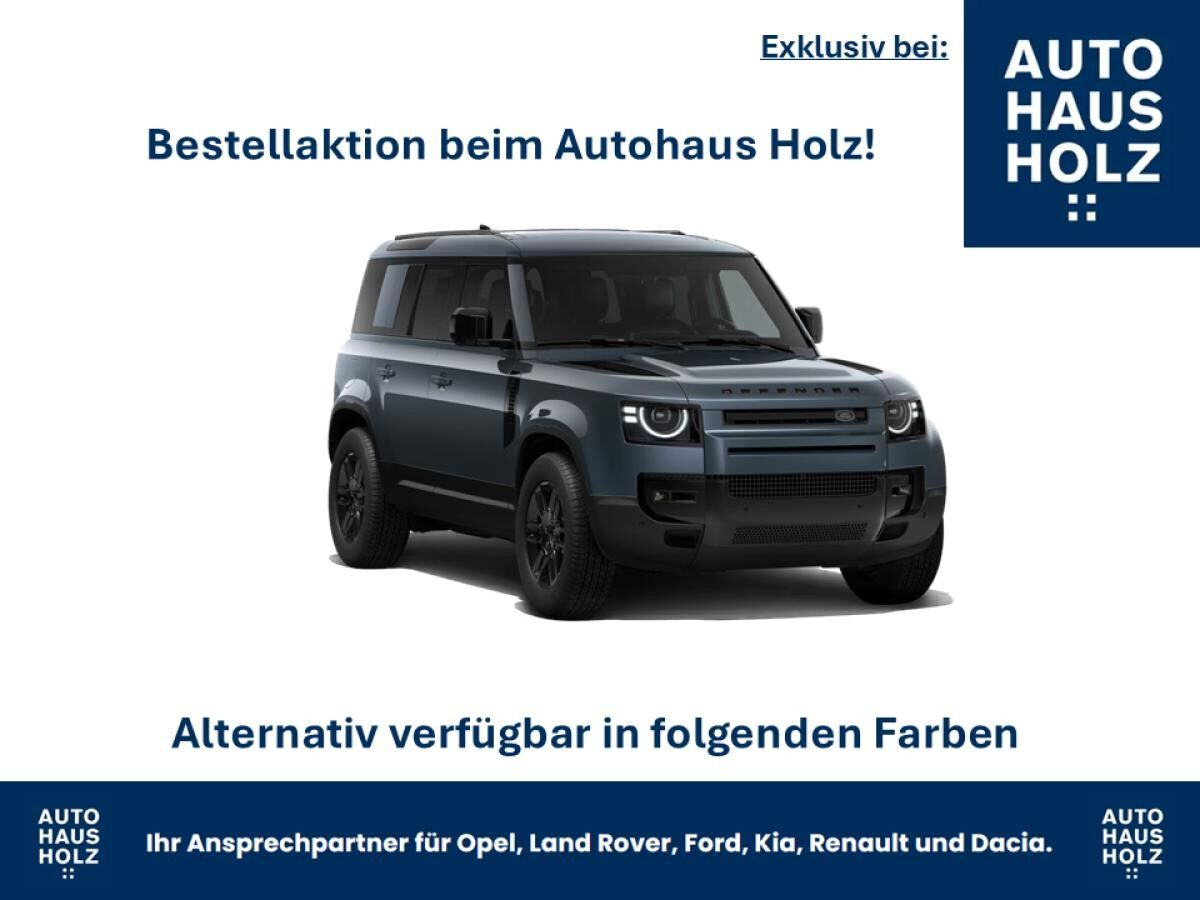 Land Rover Defender FACELIFT NEUWAGENAKTION 110er! 19ZOLL SCHWARZ - SCHWARZ PAKET - 360 KAMERA - SHZ - RESERVESPERR- FAH