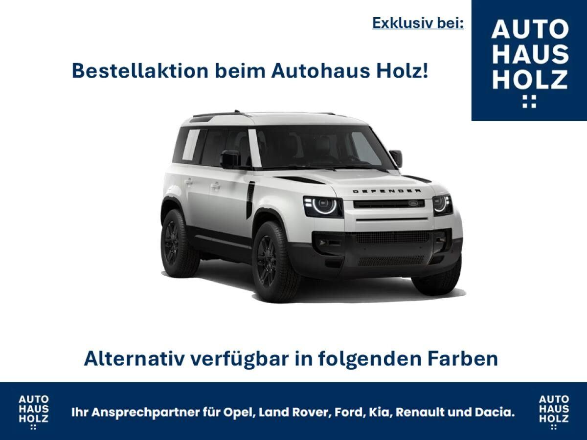 Land Rover Defender FACELIFT NEUWAGENAKTION 110er! 19ZOLL SCHWARZ - SCHWARZ PAKET - 360 KAMERA - SHZ - RESERVESPERR- FAH