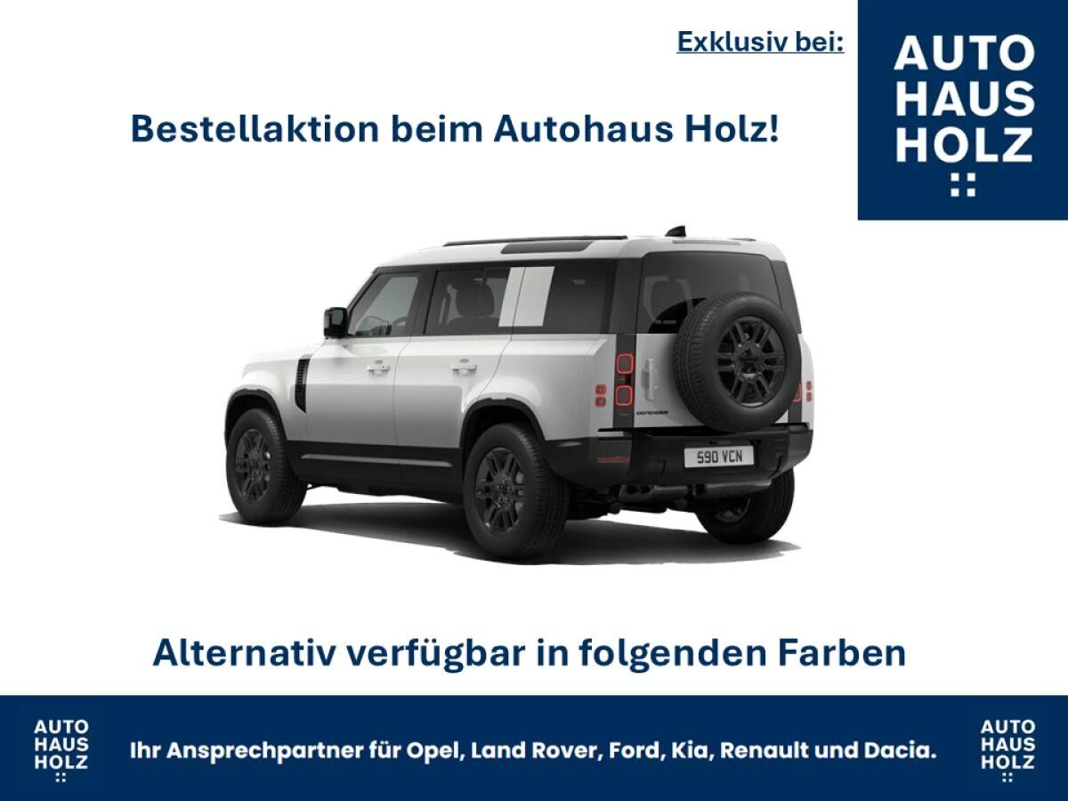 Land Rover Defender FACELIFT NEUWAGENAKTION 110er! 19ZOLL SCHWARZ - SCHWARZ PAKET - 360 KAMERA - SHZ - RESERVESPERR- FAH