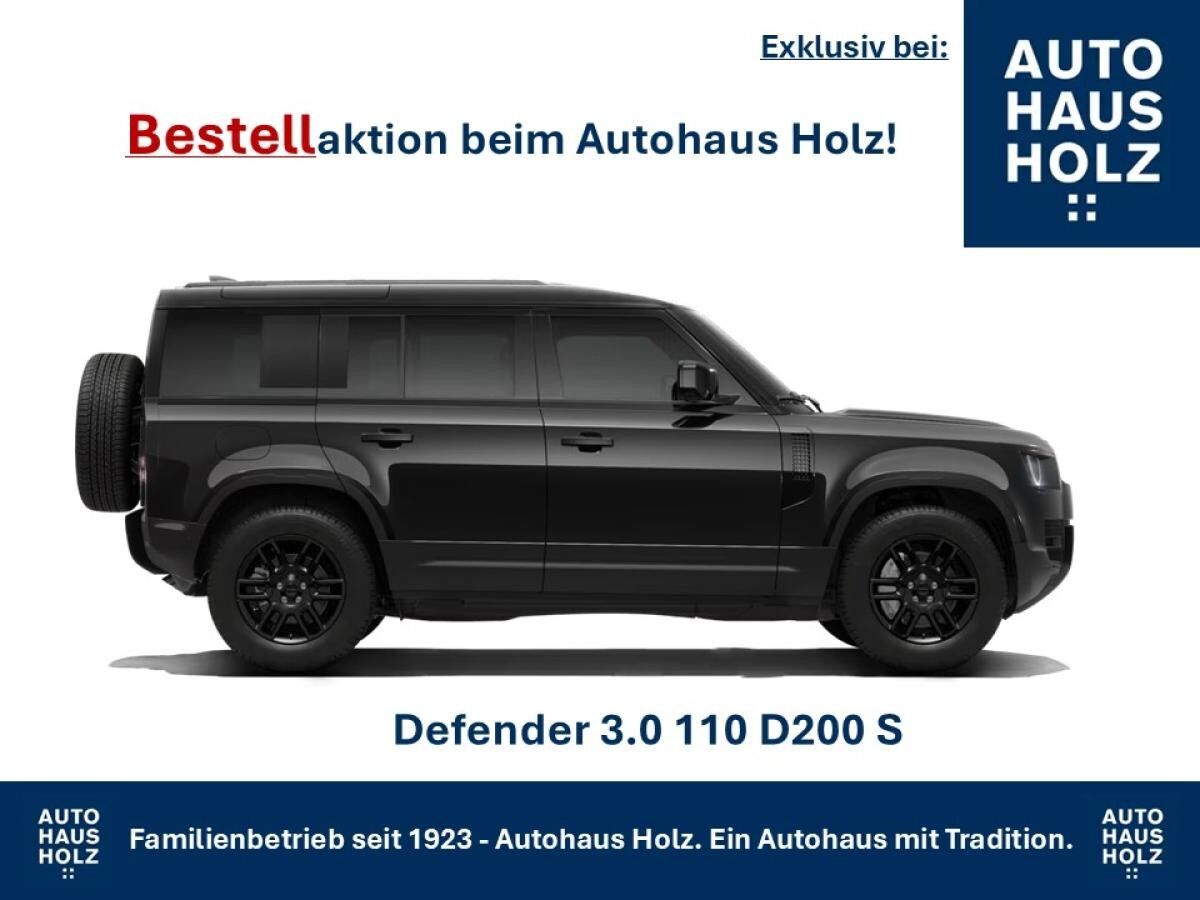 Land Rover Defender FACELIFT NEUWAGENAKTION 110er! 19ZOLL SCHWARZ - SCHWARZ PAKET - 360 KAMERA - SHZ - RESERVESPERR- FAH