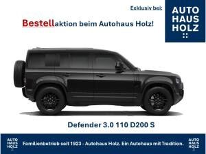 Land Rover Defender FACELIFT NEUWAGENAKTION 110er! 19ZOLL SCHWARZ - SCHWARZ PAKET - 360 KAMERA - SHZ - RESERVESPERR- FAH
