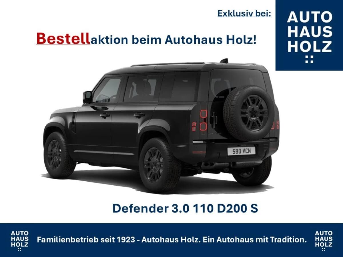 Land Rover Defender FACELIFT NEUWAGENAKTION 110er! 19ZOLL SCHWARZ - SCHWARZ PAKET - 360 KAMERA - SHZ - RESERVESPERR- FAH