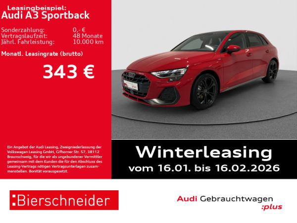 Audi A3 Sportback 30 TFSI S-Line AHK LED PANO HuD SONOS
