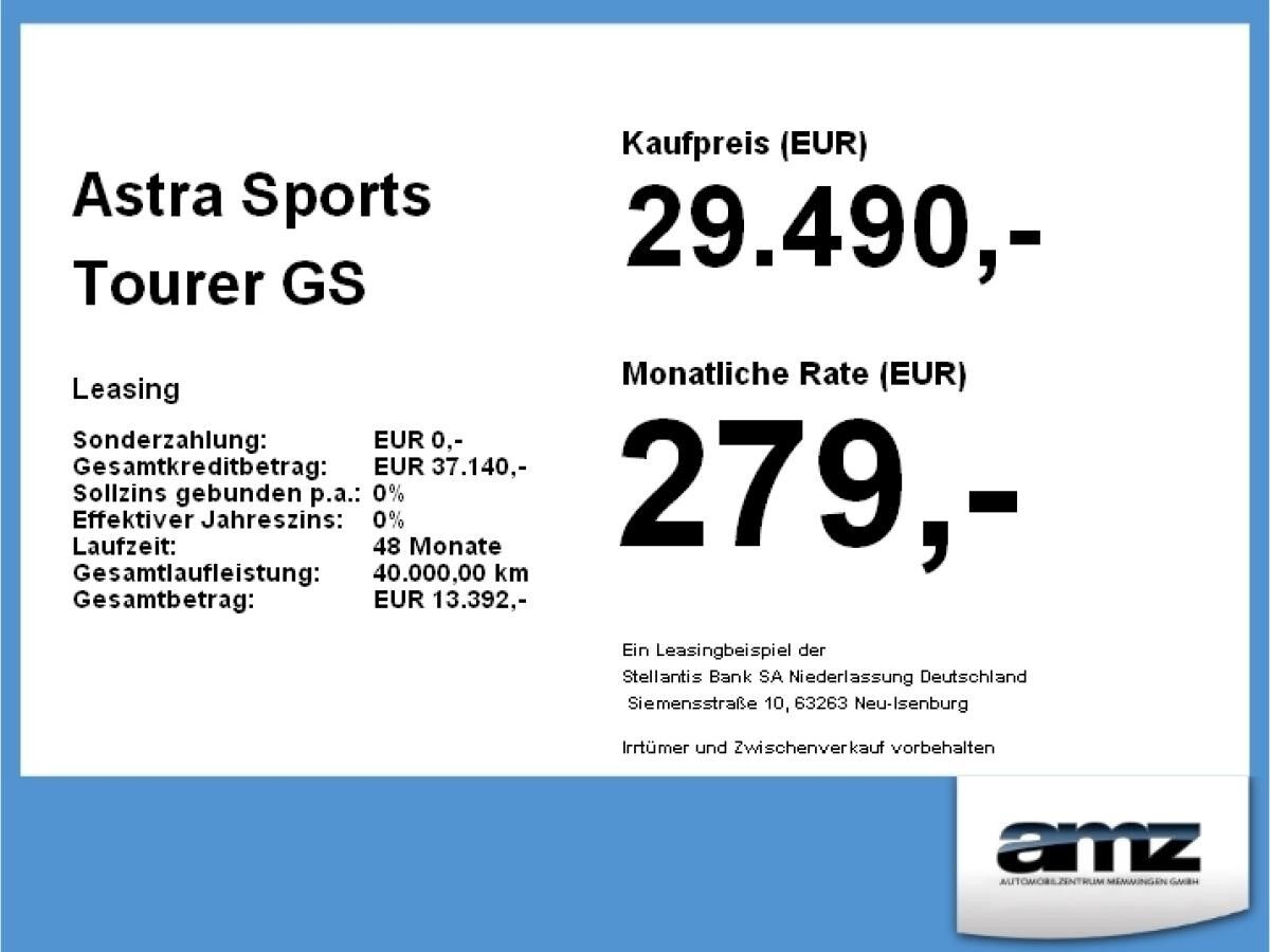 Opel Astra Sports Tourer GS 1.2 Turbo