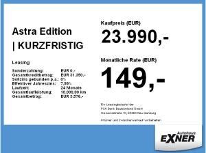 Opel Astra Edition | KURZFRISTIG VERFÜGBAR | Privat