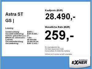 Opel Astra ST GS | KURZFRISTIG VERFÜGBAR | Privat