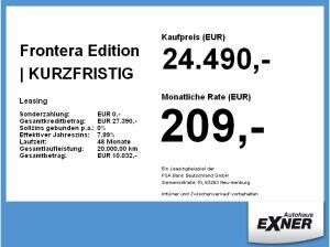 Opel Frontera Edition | KURZFRISTIG VERFÜGBAR | Privat