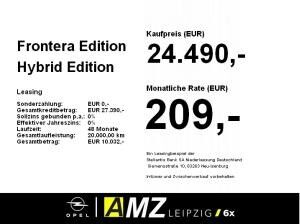 Opel Frontera Edition Hybrid