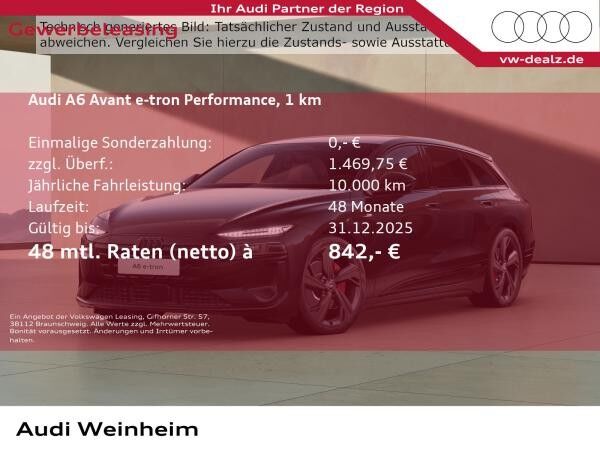 Audi A6 e-tron A6 Avant e-tron performance Klima AHK LED DAB
