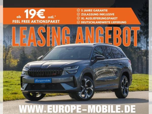 Skoda Kodiaq RS 2.0 TSI 195kW DSG 4x4 2026 (UVP 65.169€/SOFORT) MATRIX/PANO/AHK/SUITE/5J.GARAN./UVM.