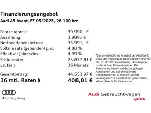 Audi A5 Avant TFSI S tronic *ACC*AHK*R-KAM*LED*8-fach Audi A5 Avant TFSI S tronic *ACC*AHK*R-KAM*LED*8-fach