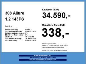 Peugeot 308 Allure 1.2 #180°#LED#Klimaautom.#