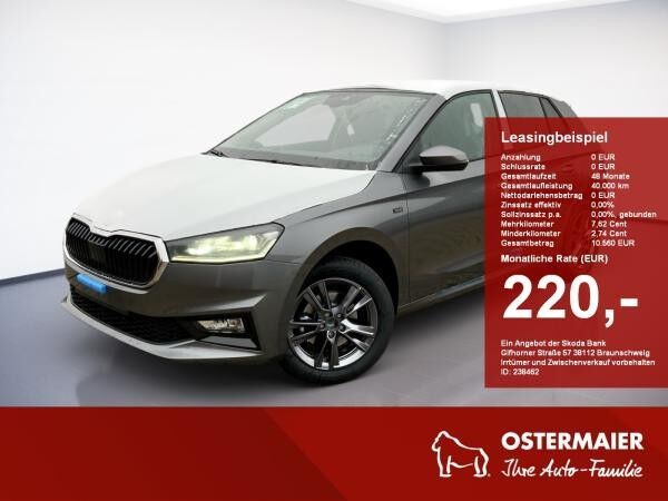 Skoda Fabia 1.0 TSI Tour LED.NAV.SHZ.KAM.VC.Lenk-HZ.LaneA.pACC.KESSY.SUNSET.SmartLink