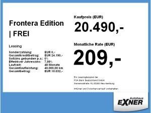 Opel Frontera Edition | FREI KONFIGURIERBAR | Gewerbe