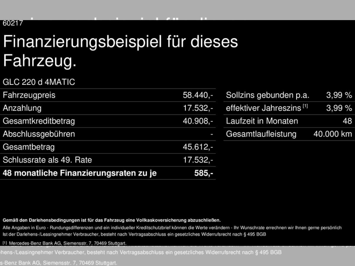 Mercedes-Benz GLC 220 d 4M AMG Night DigitalLight AHK 360°K.
