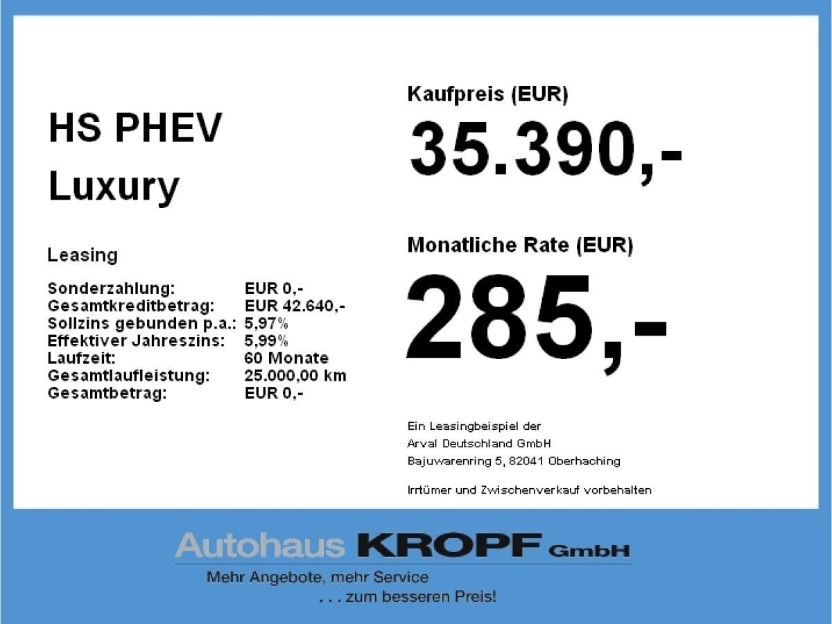 MG HS PHEV Luxury 360Grad,SHZ,PDC,NAVI,LED,Autom.
