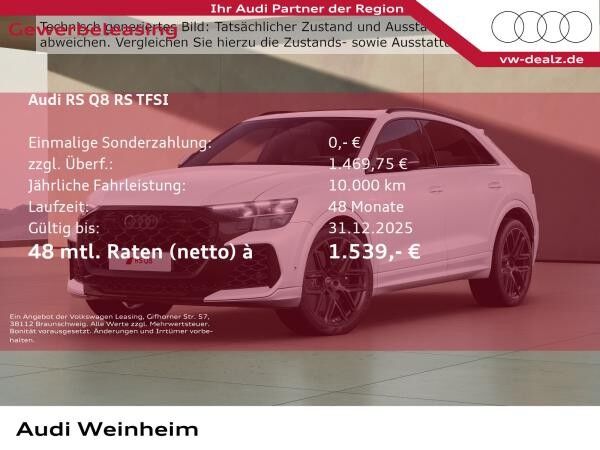 Audi RS Q8 SUV tiptronic AHK PANO HeadUp