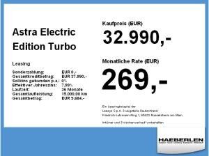 Opel Astra Electric Edition LED+Fernlichtass.+KlimaA