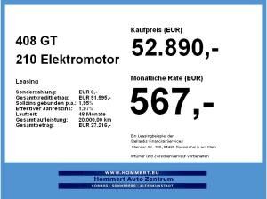 Peugeot 408 GT 210 Elektromotor #Matrix-LED#360°#Panor