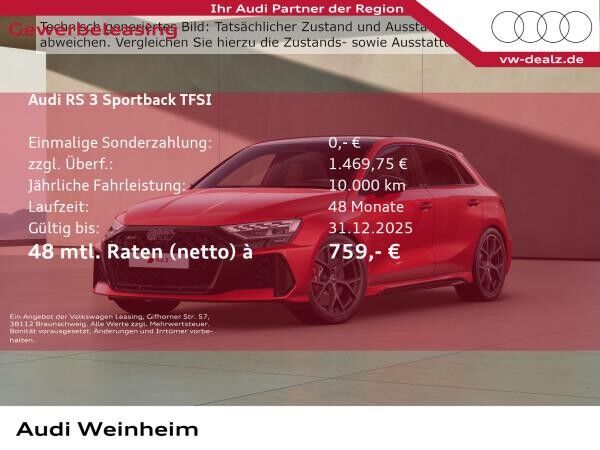 Audi RS3 RS 3 Sportback S tronic NAVI Pano HeadUp LED USB Audi RS3 RS 3 Sportback S tronic NAVI Pano HeadUp LED USB
