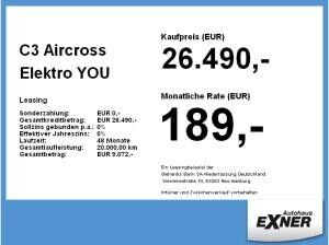 Citroën C3 Aircross Elektro YOU