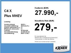 Citroën C4 X Plus MHEV