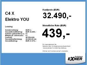 Citroën C4 X Elektro YOU Standard-Range