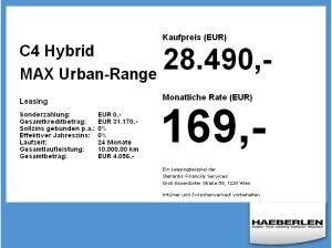 Citroën C4 Hybrid MAX **SONDERANGEBOT**
