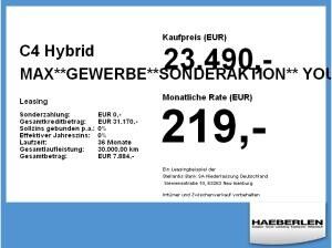 Citroën C4 Hybrid MAX **Gewerbeangebot**