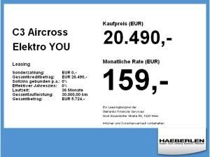 Citroën C3 Aircross Elektro YOU **Gewerbeangebot**