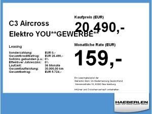 Citroën C3 Aircross Elektro YOU**GEWERBE** **BESTELLER**