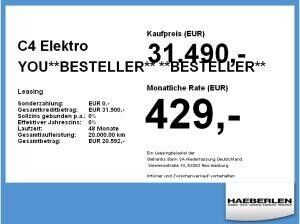 Citroën C4 Elektro YOU