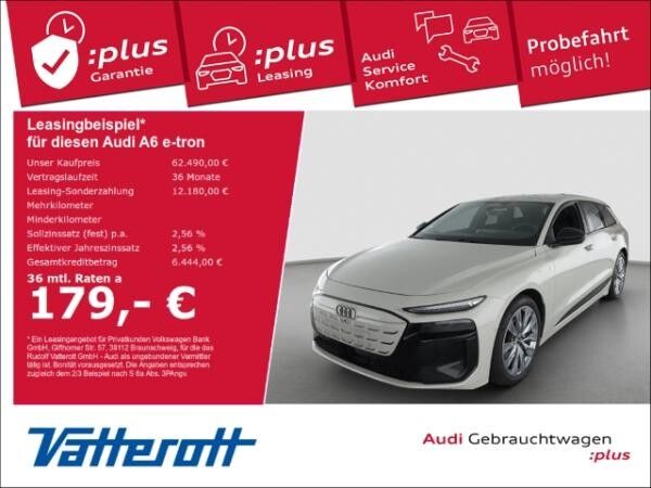 Audi A6 e-tron Avant S line Luftfed. AHK B&O Matrix HUD