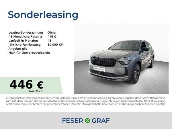 Skoda Kodiaq Sportline 4x4 2.0TDI//SHZ/DCC/ACC💥SOFORT VERFÜGBAR💥