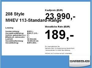 Peugeot 208 Style MHEV