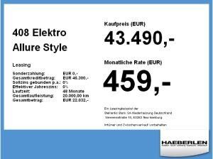 Peugeot 408 Elektro Allure