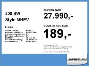 Peugeot 308 SW Style MHEV